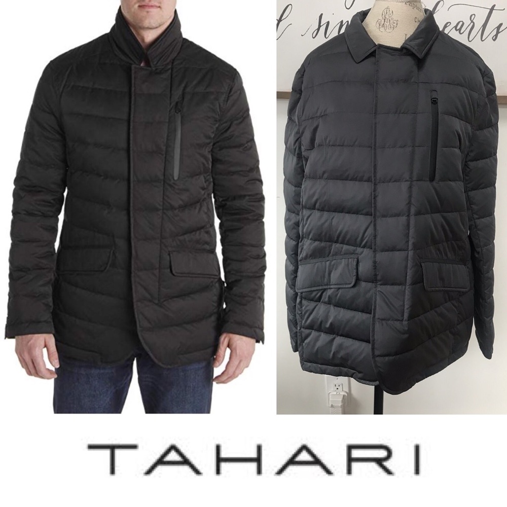 NWT TAHARI Men’s Down Quilted Puffer Coat